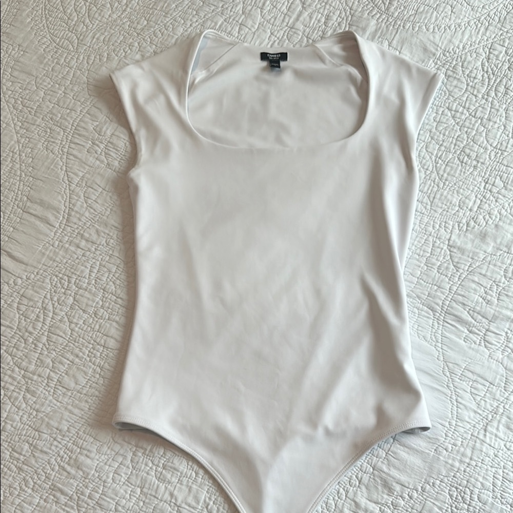 White Bodysuit Top